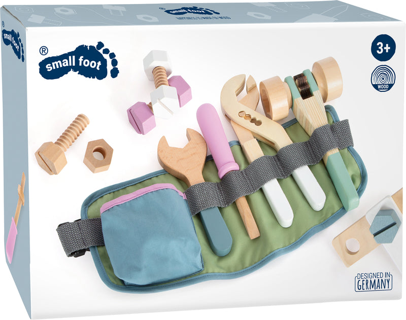 Small Foot  -  Gereedsschapsriem met Houten Gereedschap, 15dlg.