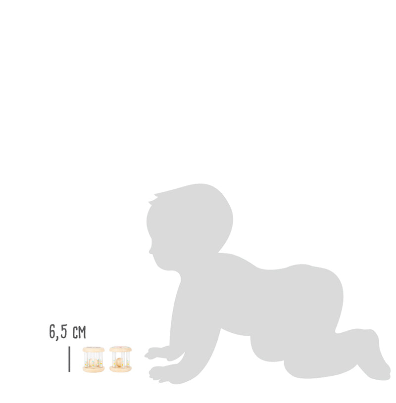 Small Foot - Houten Rammelaar Dier, Set van 2