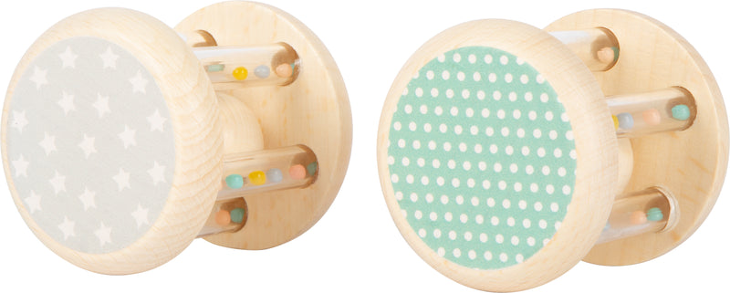 Small Foot - Houten Rammelaar Dier, Set van 2
