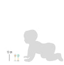Small Foot - Houten Baby Rammelaar Maracas Dier, Set van 2