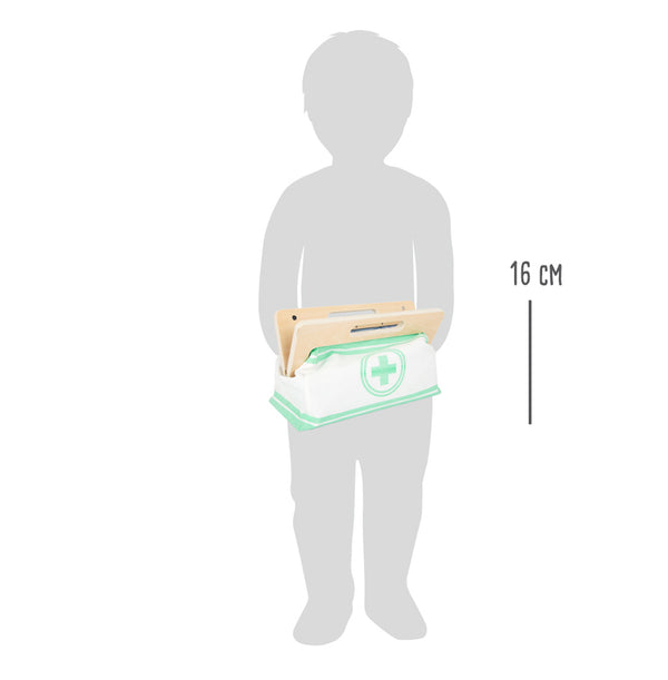 Small Foot  -  Dokterstas met Houten Dokter Accessoires, 18dlg.