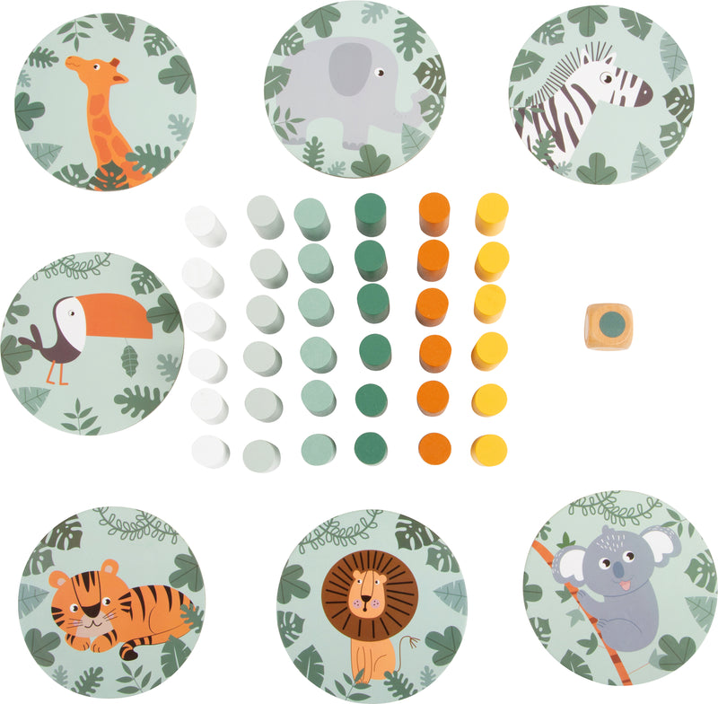 Small Foot  -  Houten Wiebeltoren Safari Spel