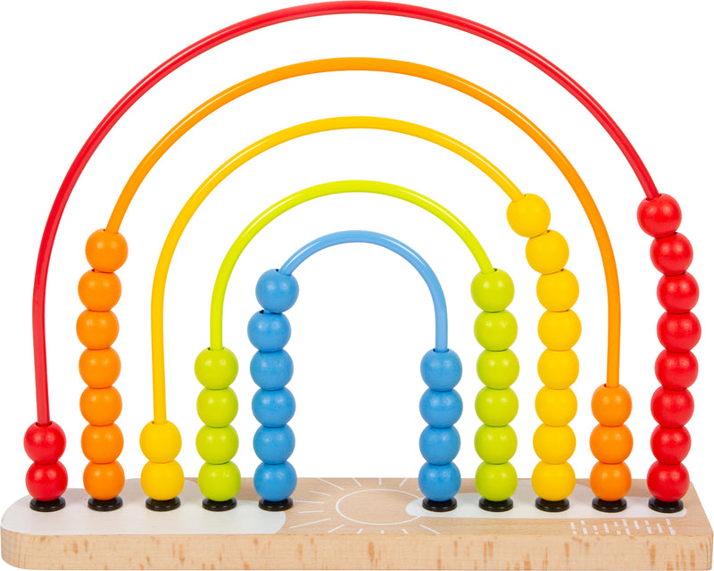 Small Foot  -  Houten Motoriekspiraal Regenboog