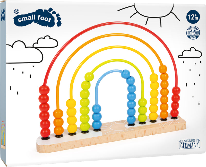 Small Foot  -  Houten Motoriekspiraal Regenboog