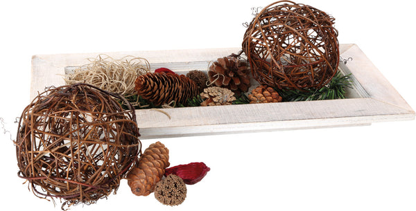 Decoratie bord "Rattan"