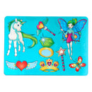 Tekensjabloon Fee en Eenhoorn, 27x19cm