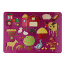 Tekensjabloon Boerderij, 27x19cm