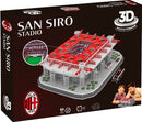 3D-puzzel AC Milan 29 x 23 cm foam rood 99-delig