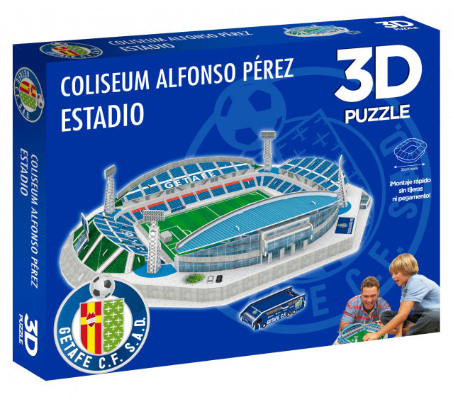 3D-puzzel Getafe CF 48 x 34 cm foam blauw 99-delig