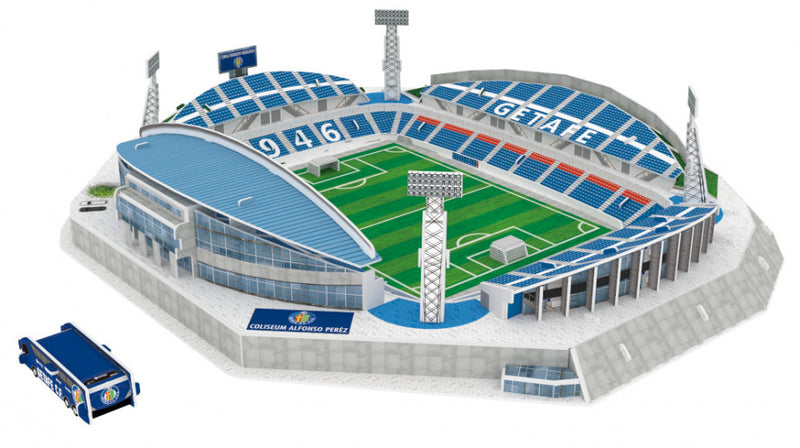 3D-puzzel Getafe CF 48 x 34 cm foam blauw 99-delig