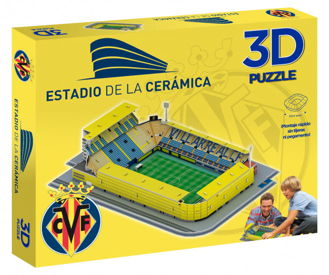 3D-puzzel Villareal CF 48 x 34 cm foam geel 99-delig