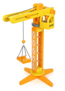 Small Foot - Houten Kraan Bouwplaats met Accessoires, 14dlg.