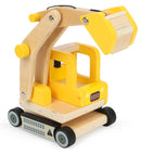 Small Foot - Houten Graafmachine Geel