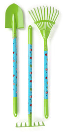 Small Foot - Tuingereedschap met Kruiwagen Groen, 8dlg.