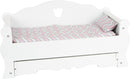 Small Foot - Houten Poppenbed met Lade en Beddengoed, 4dlg.
