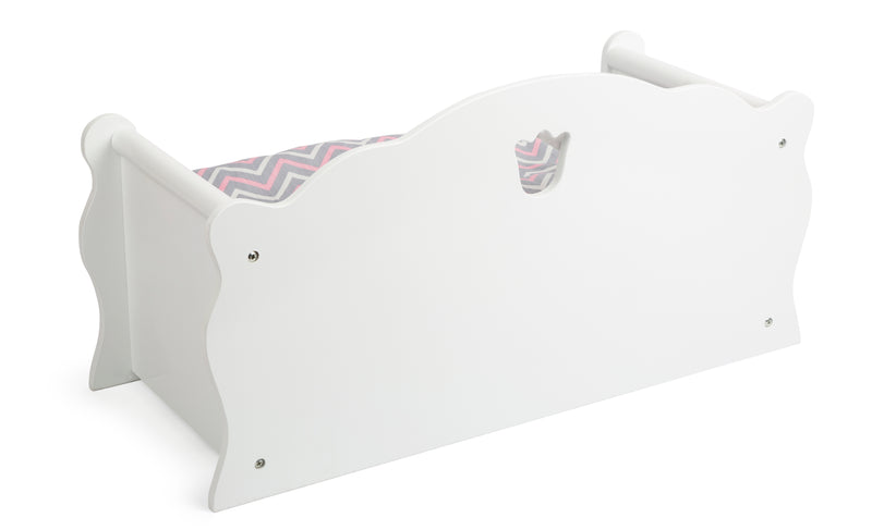 Small Foot - Houten Poppenbed met Lade en Beddengoed, 4dlg.