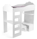 Poppen hoogslaper met bureau