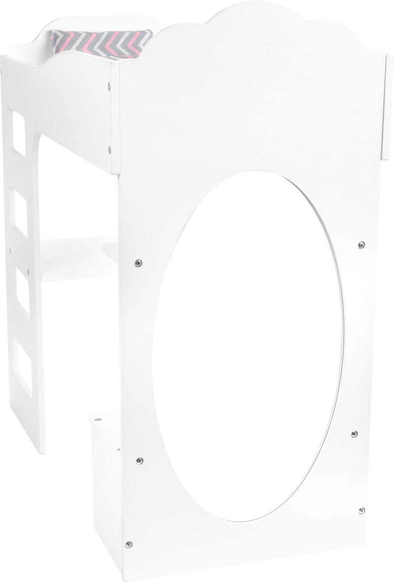 Poppen hoogslaper met bureau