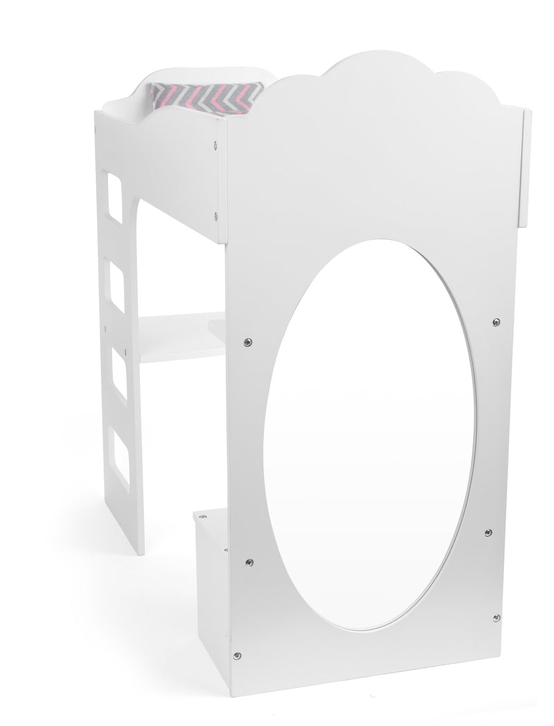 Poppen hoogslaper met bureau