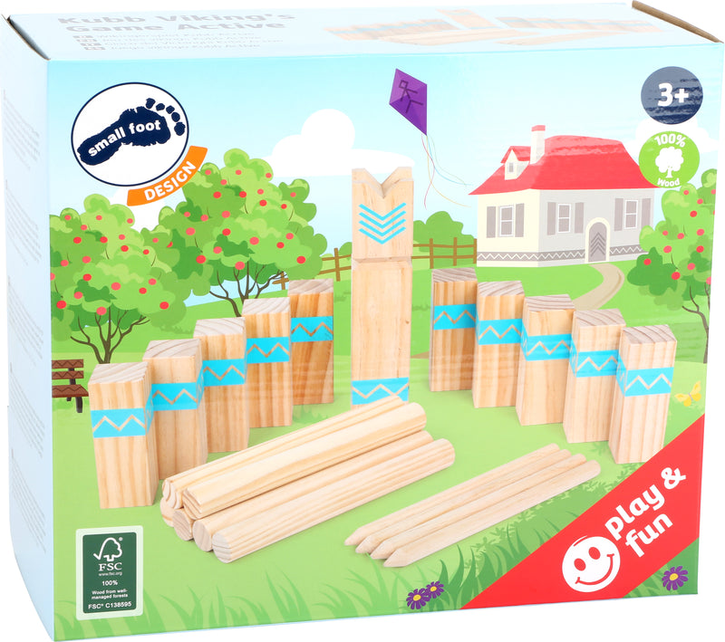 Kubb Viking's Spel "Actief"