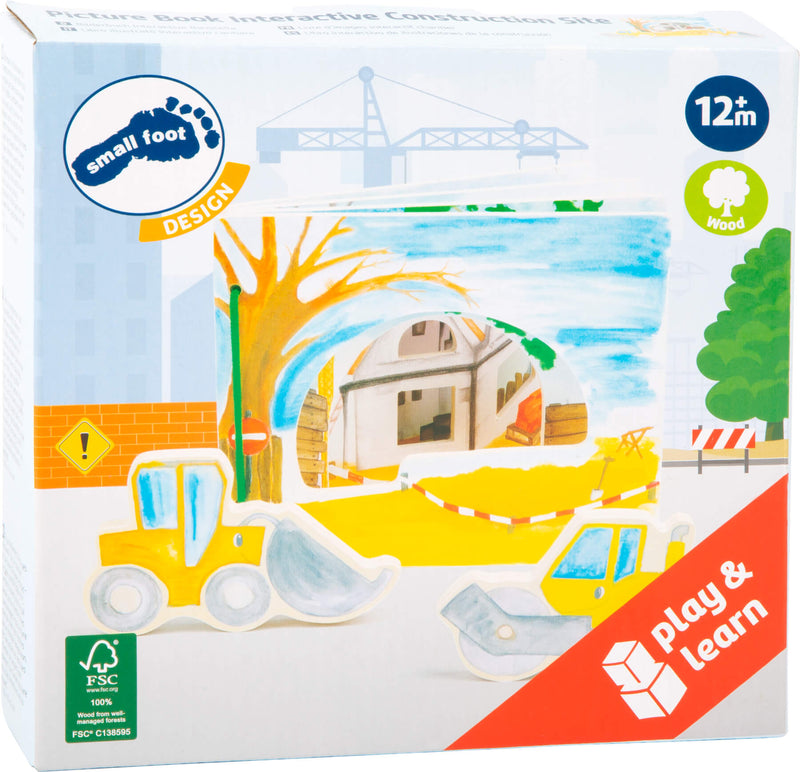 Prentenboek Bouwplaats, interactief