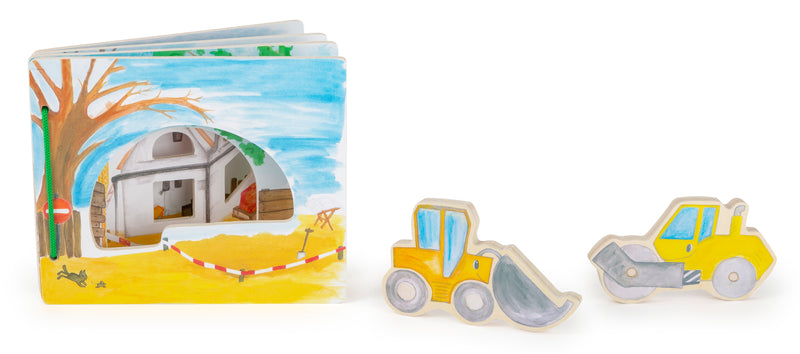 Prentenboek Bouwplaats, interactief