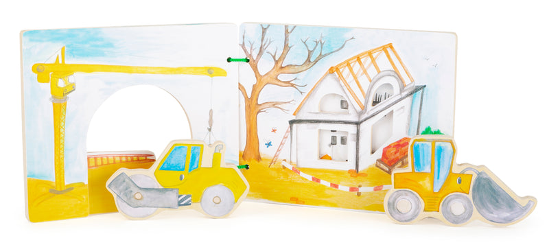 Prentenboek Bouwplaats, interactief