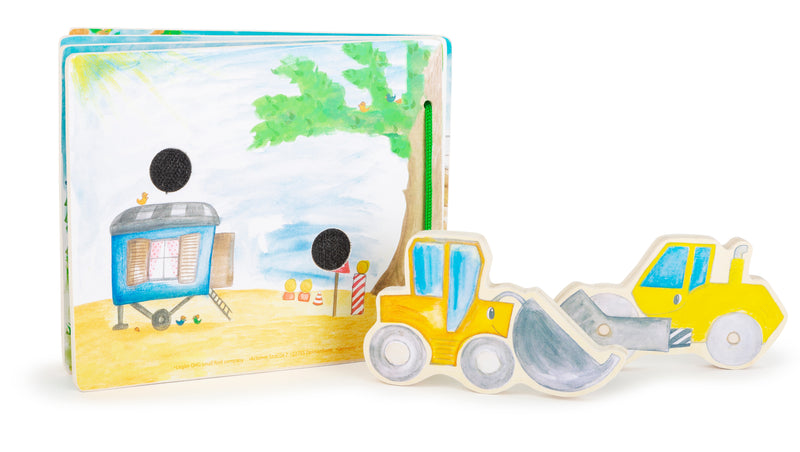 Prentenboek Bouwplaats, interactief