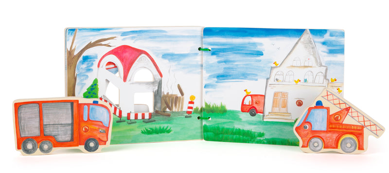 Prentenboek Brandweer, interactief