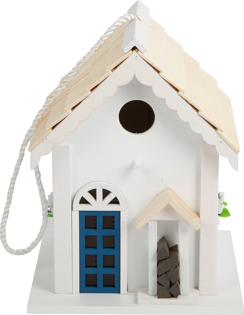 Cottage-stijl vogelhuisje