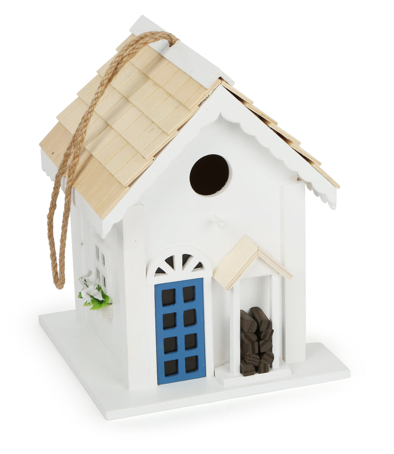 Cottage-stijl vogelhuisje