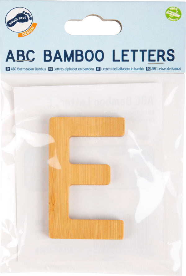 ABC Bamboe Letters E