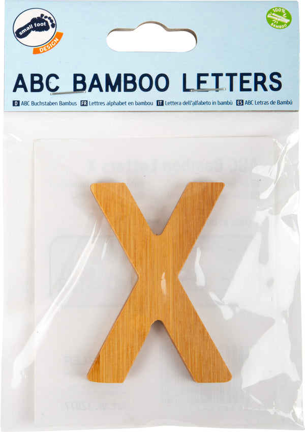 ABC Bamboe Letters X