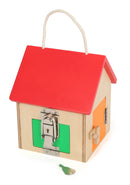 Small Foot - Houten Huisje met Sloten, 9dlg.