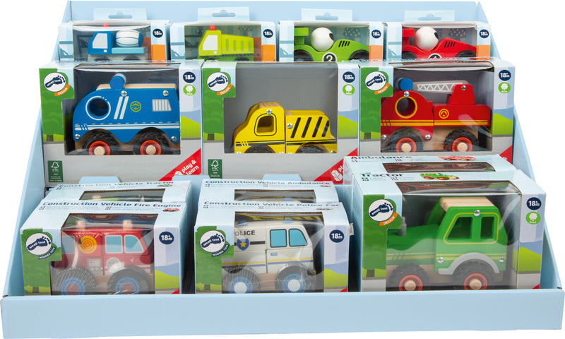 kleine voet plank lade houten speelgoed voertuigen voor jonge kinderen I