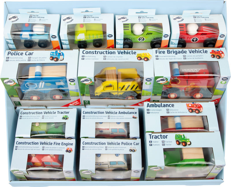 kleine voet plank lade houten speelgoed voertuigen voor jonge kinderen I