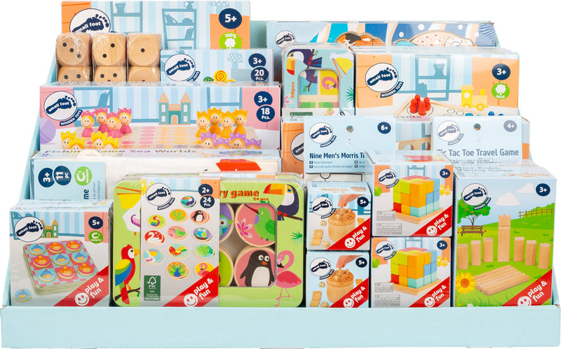 kleine voet Parlour Games plank lade