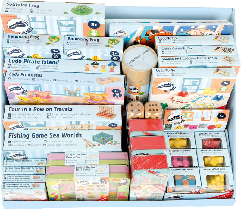 kleine voet Parlour Games plank lade