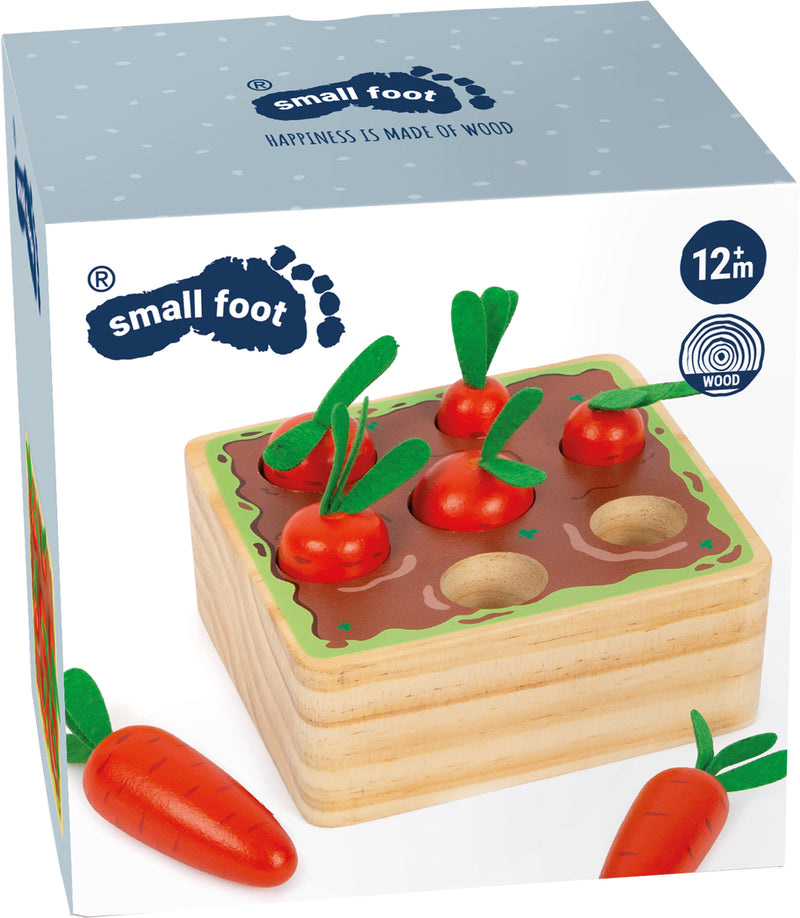 Small Foot  -  Houten Wortel Vormenspel, 8dlg.