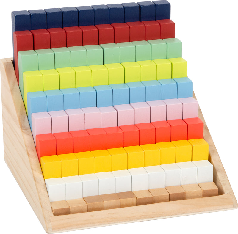 Small Foot  -  Houten Rekenblokken in Box, 100dlg.