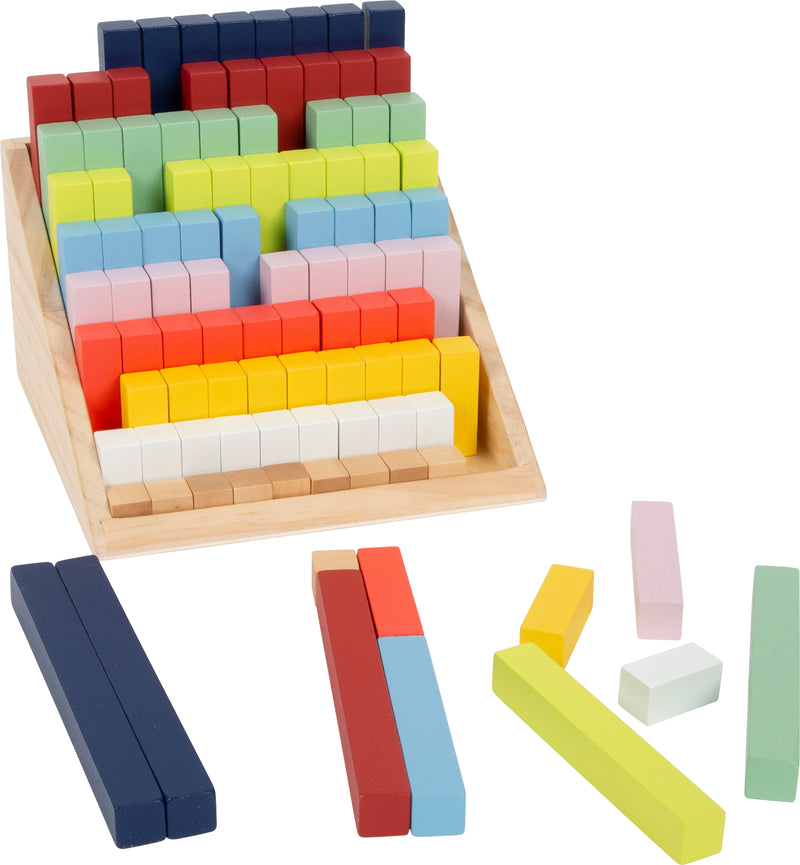 Small Foot  -  Houten Rekenblokken in Box, 100dlg.
