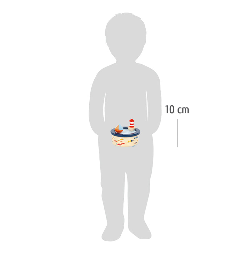 Small Foot - Houten Muziekdoos Ocean