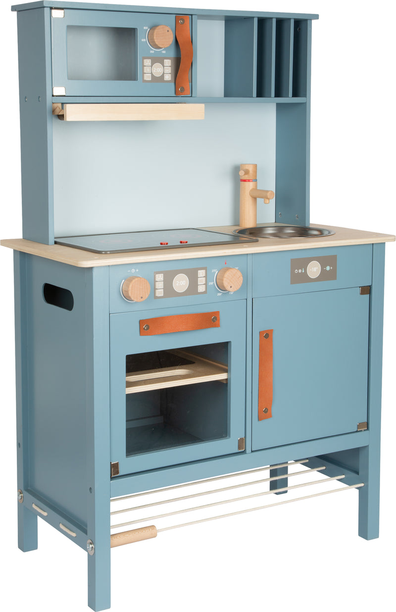 Small Foot  -  Houten Kinderkeuken Blauw, 7dlg.