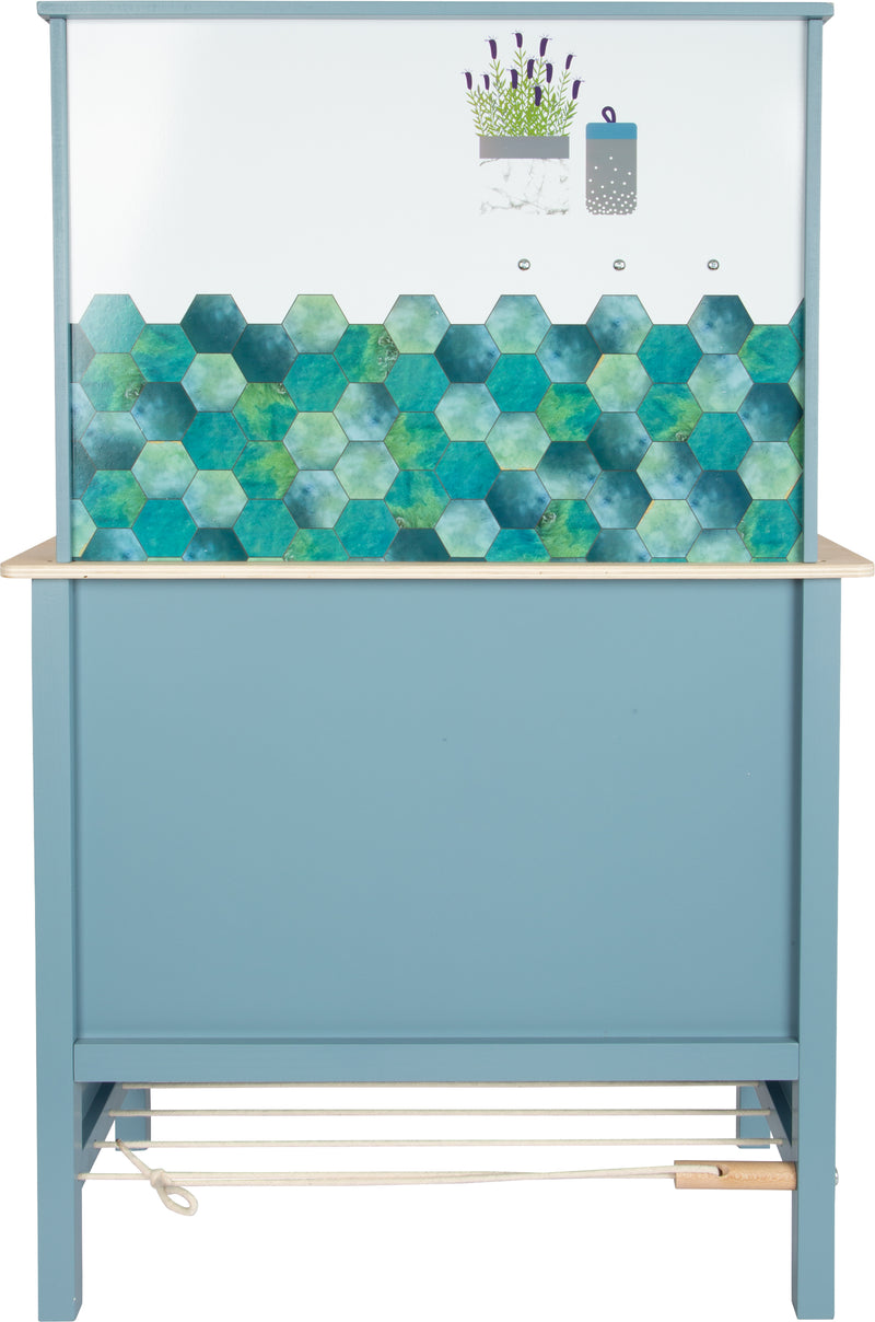 Small Foot  -  Houten Kinderkeuken Blauw, 7dlg.