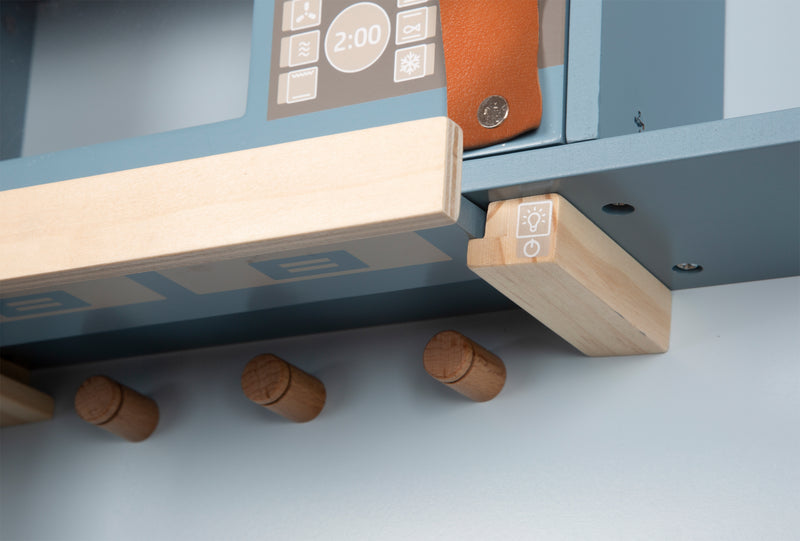 Small Foot  -  Houten Kinderkeuken Blauw, 7dlg.