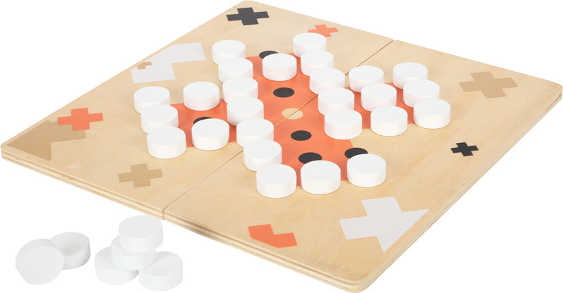 Small Foot - Houten Solitaire en Molenspel Gouden Editie