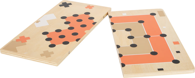 Small Foot - Houten Solitaire en Molenspel Gouden Editie