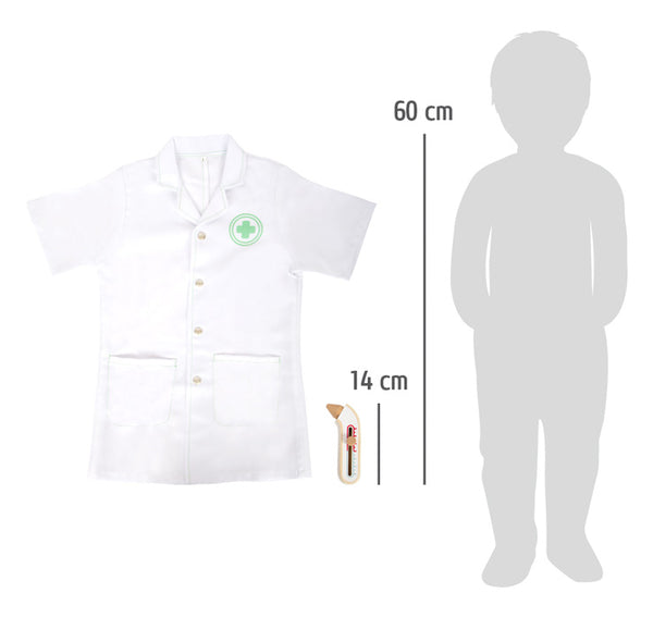 Small Foot  -  Dokterjas met Houten Accessoires, 4dlg.
