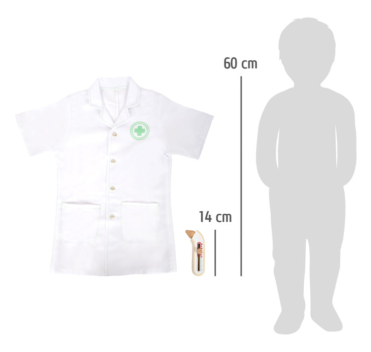 Small Foot  -  Dokterjas met Houten Accessoires, 4dlg.