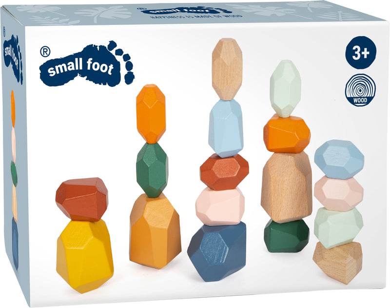 Small Foot  -  Houten Balans Blokken Safari, 18dlg.